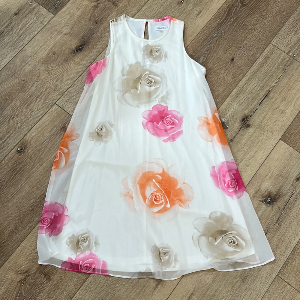 Calvin Klein  floral dress 6